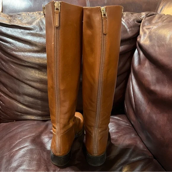 Tory Burch Sidney Leather Knee High Boots size 7 M - Picture 3 of 8